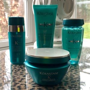 Kerastase Resistance Haircare Set — includes shampoo, conditioner, mask,…